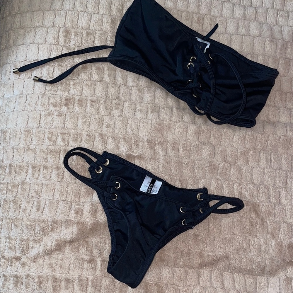 Fashion Nova Black Bikini Set
